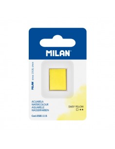 Milan Art Acuarela de Recambio - Medio Godet - Color Amarillo