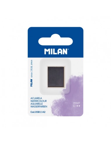 Milan Art Acuarela de Recambio - Medio Godet - Color Violeta
