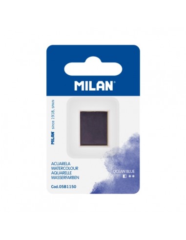 Milan Art Acuarela de Recambio - Medio Godet - Color Azul