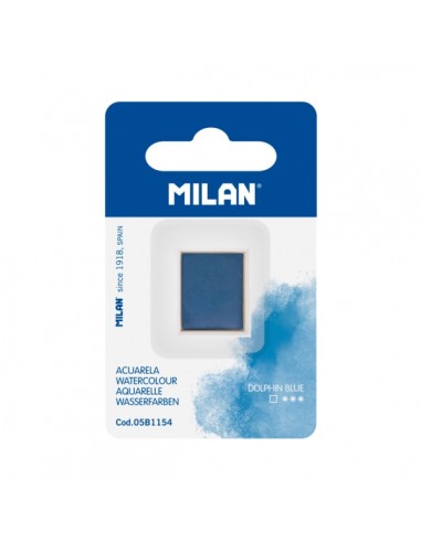 Milan Art Acuarela de Recambio - Medio Godet - Color Azul Marino
