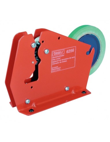 Tesa 6256 Sellador de Bolsas - Ancho Maximo del Rollo 12mm - Diametro Maximo del Rollo 130mm - Color Rojo