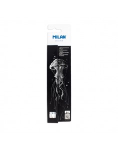 Milan Art Lapices Dibujo - Mina Gruesa Blanca - Redondo de 4mm - Color Blanco
