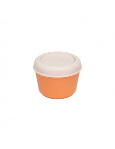 Milan The Fun Fiambrera Hermetica Redonda de 0.25L - Libre de BPA - Tapa de Rosca - Apto para Microondas-Lavavajillas y