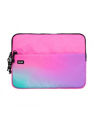Milan Sunset Funda para Portatiles hasta 13" - Cierre de Cremallera con Tirador - Bolsillo Delantero - 34.5x26x2.5cm - Color