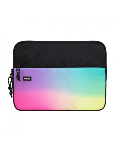 Milan Sunset Funda para Portatiles hasta 13" - Cierre de Cremallera con Tirador - Bolsillo Delantero - 34.5x26x2.5cm -