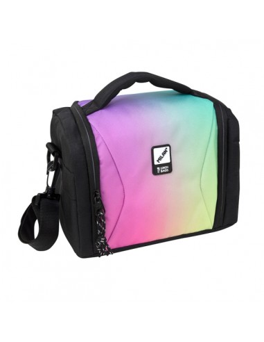 Milan Sunset Bolsa Isotermica Porta Alimentos de 5L - Gran Capacidad - Apertura Total - 24.5x20x16cm - Color Negro