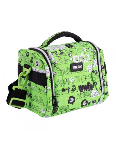 Milan Tandem 2 Bolsa Isotermica Porta Alimentos de 5L - Gran Capacidad - Apertura Total - 24.5x20x16cm - Color Naranja