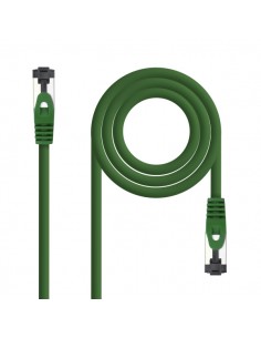 Nanocable Cable Red Latiguillo Cat.8.1 2Ghz LSZH SSTP AWG26 - Longitud 2m - Color Verde