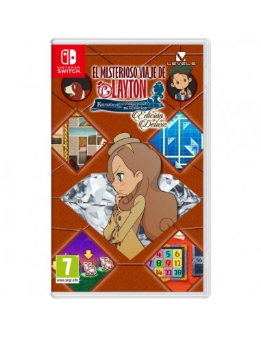 Nintendo Videojuego el Misterioso Viaje de Layton para Consola Nintendo Switch - Genero Puzles Misterio Aventura Narrativa -