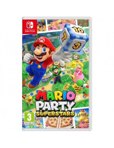 Nintendo Videojuego Mario Party Superstars para Consola Nintendo Switch - Genero Fiesta Arcade Multijugador - PEGI 3