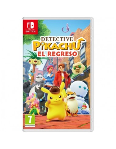 Nintendo Videojuego Detective Pikachu-el Regreso para Consola Nintendo Switch - Genero Aventura Narrativa Misterio - PEGI 7