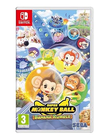 Nintendo Videojuego Super Monkey Ball-Banana Rumble para Consola Nintendo Switch - Genero Plataformas Fiesta Arcade - PEGI 3