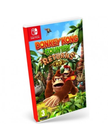 Nintendo Videojuego Donkey Kong Country Returns HD para Consola Nintendo Switch - Genero Plataformas Aventura Accion - PEGI 3