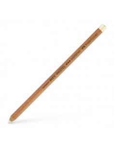 Faber-Castell Lapiz Pitt Pastel 101 - Pigmentos de Alta Calidad - Mina de 4 3mm de Grosor - Color Blanco Medio