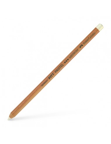 Faber-Castell Lapiz Pitt Pastel 101 - Pigmentos de Alta Calidad - Mina de 4 3mm de Grosor - Color Blanco Medio