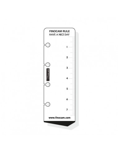 Finocam C159 Regla para Agendas Classic - Formato 601 - 30x95mm - Color Blanco
