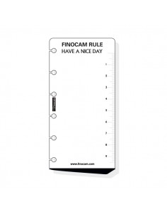 Finocam C359 Regla para Agendas Classic - Formato 603 - 60x135mm - Color Blanco