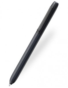 Faber-Castell Avori Boligrafo de Mecanismo Giratorio XB - 92-de Plastico Reciclado - Clip Metalico Solido - Color Negro