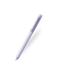Faber-Castell Avori Boligrafo de Mecanismo Giratorio XB - 92-de Plastico Reciclado - Clip Metalico Solido - Color Lavanda