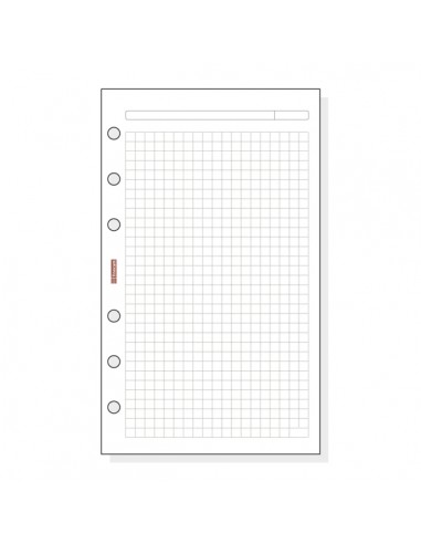 Finocam R440 Recambio para Agendas Open - Cuadriculado - Formato 400 - 91x5x152mm - Color Blanco