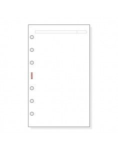 Finocam R442 Recambio para Agendas Open - Liso - Formato 400 - 91x5x152mm - Color Blanco