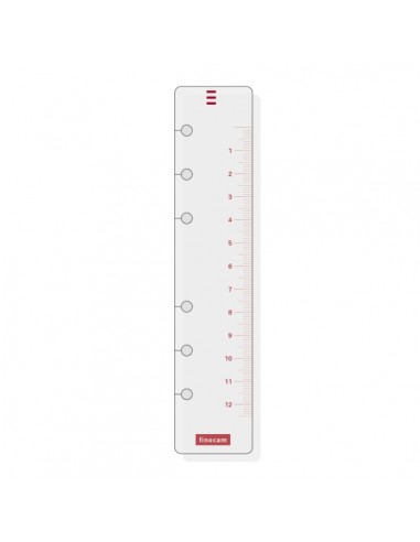 Finocam R460 Regla para Agendas Open - Formato 400 - 30x152mm - Color Blanco