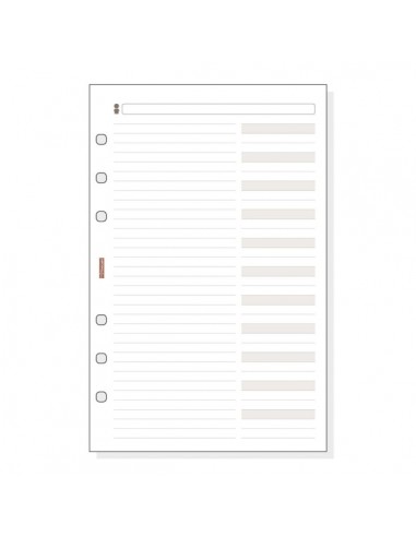 Finocam R1054 Recambio para Agendas Open - Formato 1000 - 155x5x215mm - Color Blanco