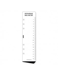 Finocam R1059 Regla para Agendas Open - Formato 1000 - 57x224mm - Color Blanco