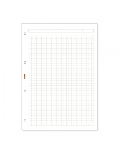 Finocam R4040 Recambio para Agendas Open - Formato A4 - 210x5x297mm - Color Blanco