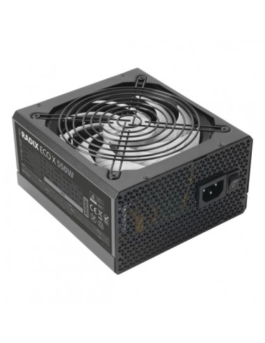 Tacens Radix Eco X 550 Fuente de Alimentacion 550W ATX - PFC Activo - Ventilador 140mm de 12dB - 80 Plus Silver -