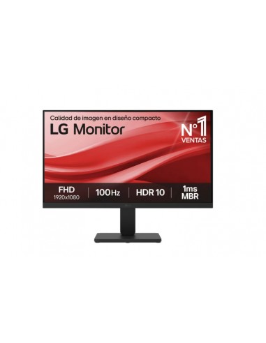 LG Monitor LED 21.5" FullHD 1080p HDR 100Hz - Respuesta 1ms - 16 9 - VGA-HDMI - VESA 100x100