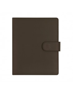Finocam Open Troya Agenda Organizador - Anual 2026 - Formato 1000 - 205x43x249mm - Semana Vista en Vertical - Color Marron