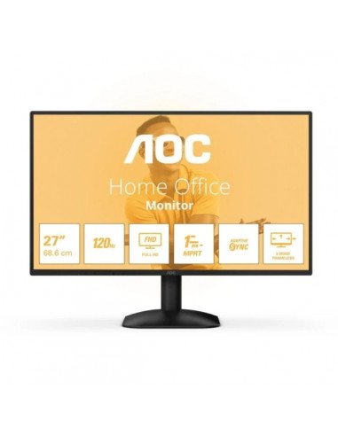 AOC 27B31H Monitor 27" LED IPS FullHD 120Hz - Respuesta 1ms - HDMI-VGA - VESA 100x100mm - Color Negro