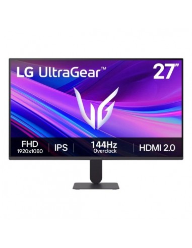LG Ultragear 27G411A-B Monitor Gaming LED 27" IPS FullHD 144Hz FreeSync HDR10 - Respuesta 5ms - HDMI-DisplayPort - VESA