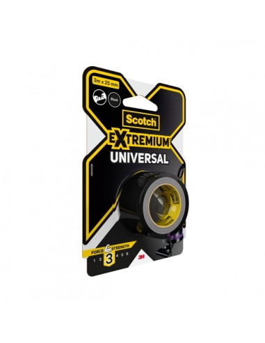 Scotch Extremium Universal Cinta Adhesiva Americana 3m x 25mm - Color Negro