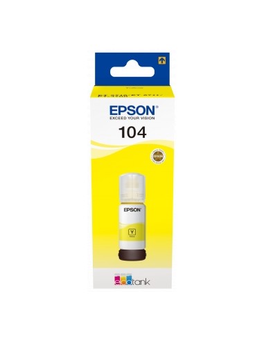 Epson 104 Amarillo Botella de Tinta Original - C13T00P440