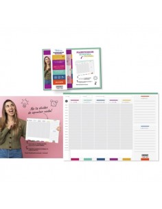 Ingraf Mediterraneo Planificador Semanal A4 Encolado - 54 Hojas TamaÃ±o A4