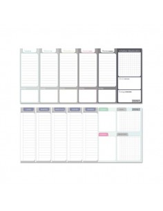 Ingraf Planificador Semanal Encolado - Medidas 29x13cm