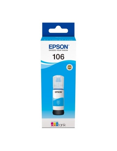 Epson 106 Cyan Botella de Tinta Original - C13T00R240