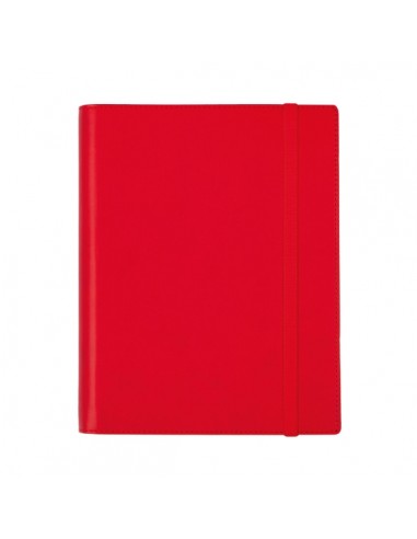 Finocam Duoband Agenda con Bloc de Notas en Catalan - Anual 2026 - Formato E10 - 176x28x226mm - 1 Dia por Pagina - Color Rojo