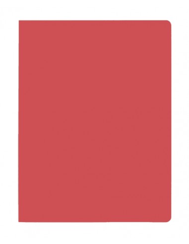 Elba Gio Pack de 50 Subcarpetas de Cartulina 230gr - Formato Folio - Ranura para Fastener - Color Rojo Intenso