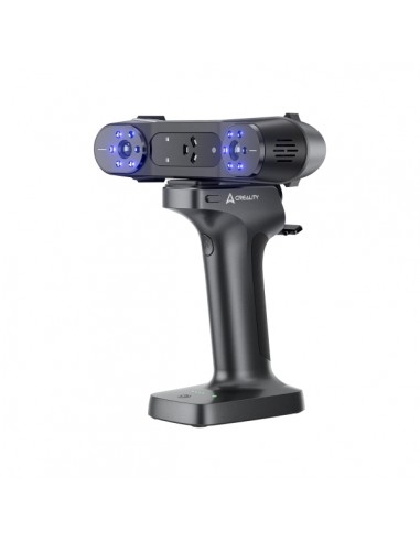 Creality CR-Scan RaptorX Escaner 3D Hibrido Inalambrico WiFi6 - 34 7 Lineas de Laser Azul - Precision Laser-0 02mm-NIR