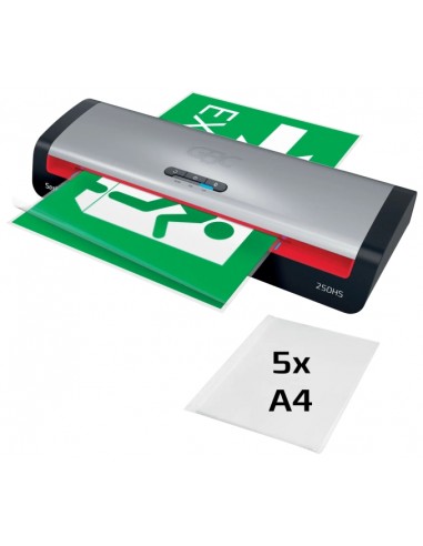 GBC 250HS Home Office A3 Plastificadora - Calentamiento en 1 Minuto - Desde Documentos de Identidad hasta Documentos A3 -