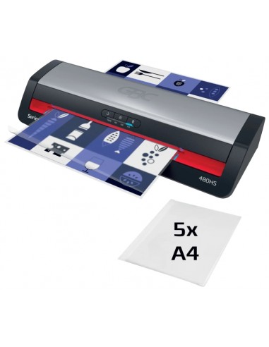 GBC 480HS Office A3 Plastificadora - Calentamiento en 1 Minuto - Desde Documentos de Identidad hasta Documentos A3 -