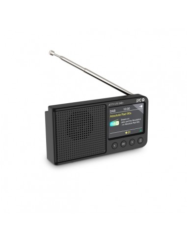 SPC Jetty Lite Radio Portatil Digital DAB-- Pantalla TFT 2.4" - Antena Telescopica - Bateria Recargable - Funcion Altavoz