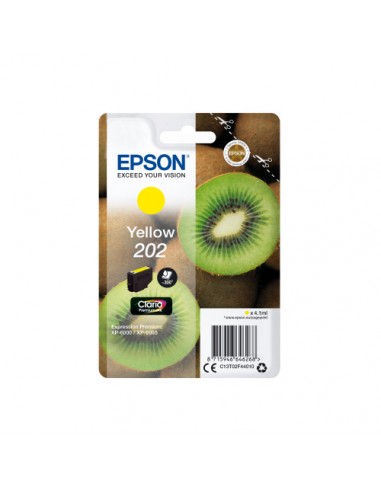 Epson 202 Amarillo Cartucho de Tinta Original - C13T02F44010