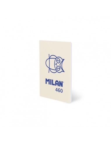 Milan 460 Since 1918 Libreta A5 Grapada - Hojas Blancas - 24 Hojas de 95g - Color Beige