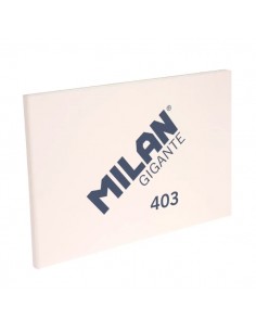 Milan 403 Gigante Bloc de Dibujo A3 50 Hojas Papel Liso de 200g mÂ² - Tapa Blanda y Cubierta Trasera Dura - Color Marfil y