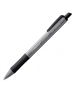 Stabilo Pointball Colorful Boligrafo Retractil - Trazo 0.5mm - Hecho con 87-Bioplastico - Grip Antideslizante - Recargable -