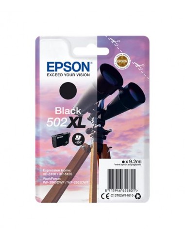 Epson 502XL Negro Cartucho de Tinta Original - C13T02W14010